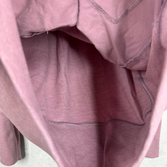 Lululemon Heathered Vintage Mauve High Lines Pullover Cowl Neck Sweater 12 - Picture 7 of 11